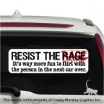 Anti Road Rage sticker