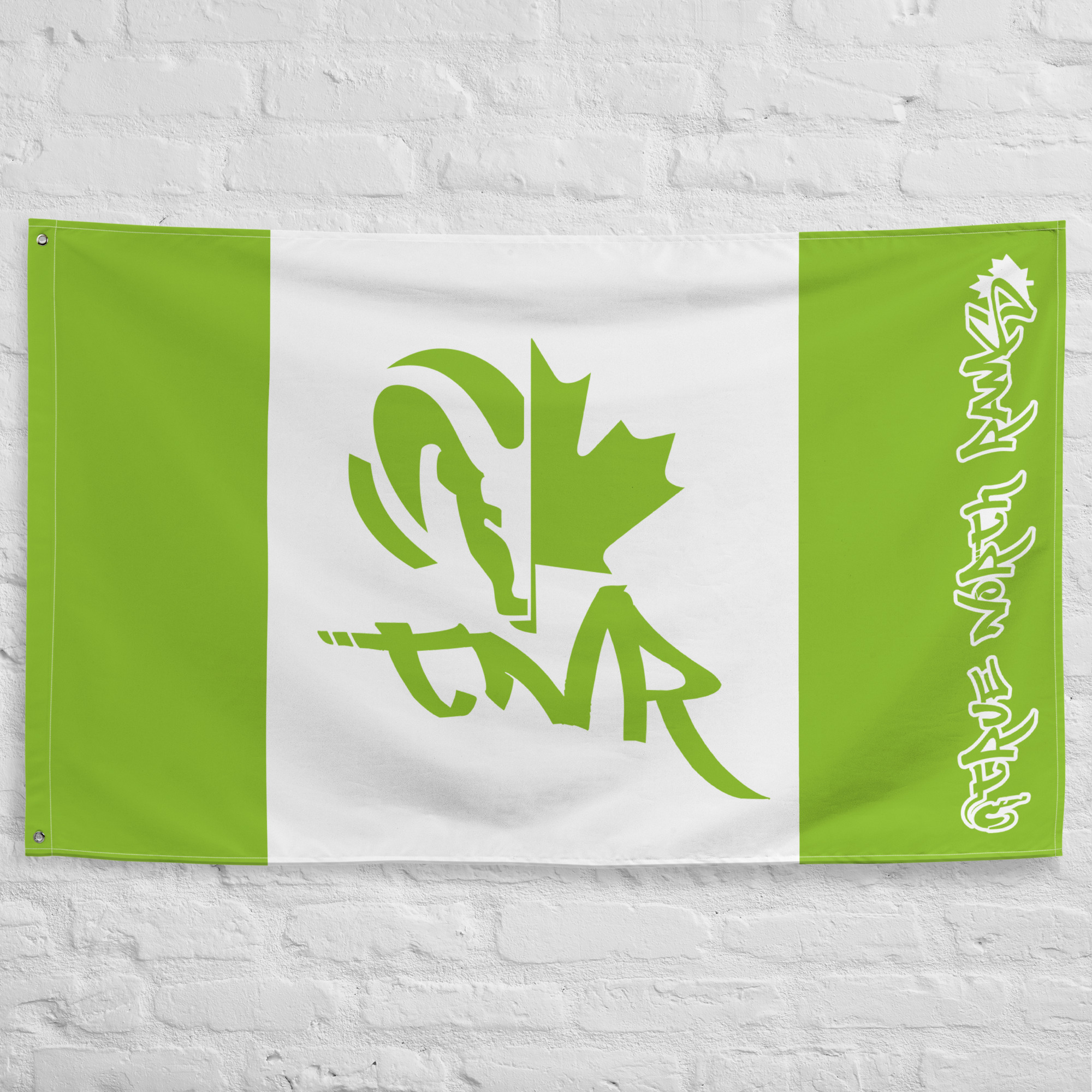 TNR-Flag-Lime-Green